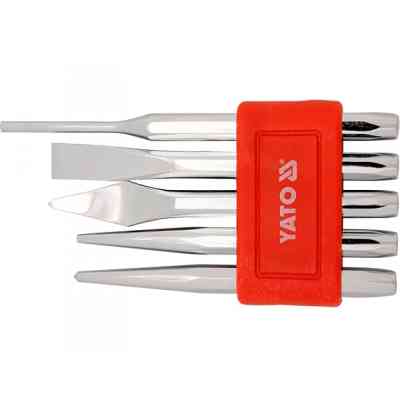 Набор инструментов Yato зубил и кернов 5 шт. (YT-4695) Винница