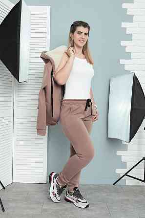 Зимовий спортивний костюм на хутрі "Nord" оптом | Батал Капучіно, 50-52 Київ