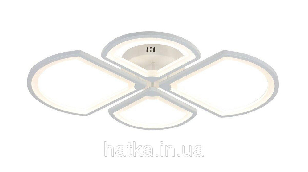 Люстра світлодіодна акрилова VALESO G 1142/2+2 WT 116W Київ - фото 1