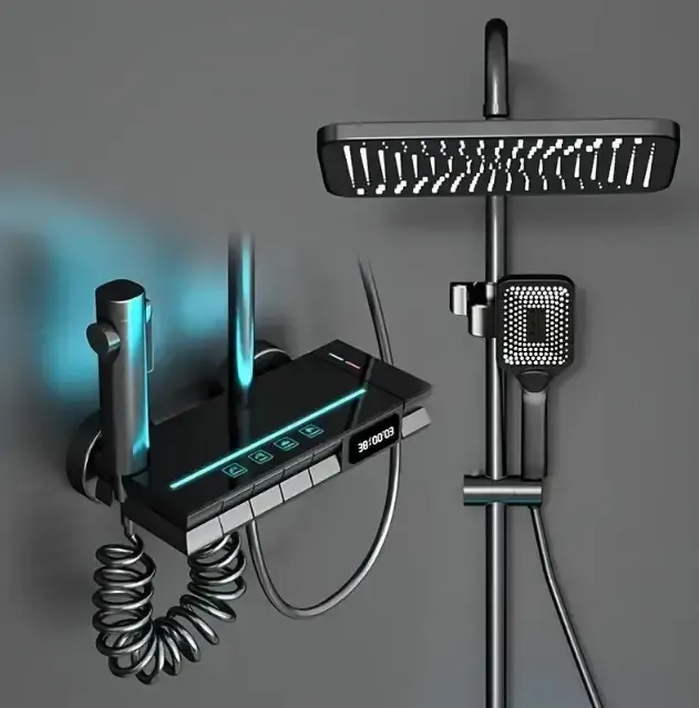 Душевая система с термостатом и LED-дисплеем 120см AND AA6-6 Коломыя - изображение 3