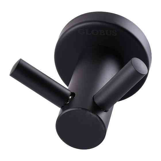 Гачок подвійний Globus Lux BS8415 чорний матовий SUS304 Київ