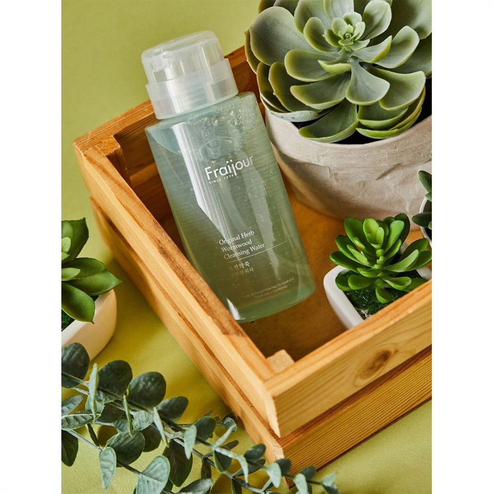 Рідина для зняття макіяжу Original Herb Wormwood Cleansing Water Fraijour 300 мл Київ - фото 2