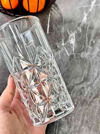 Набір склянок OLens "Орієнт" 330 мл 6 шт. високий прозорий для дому та ресторанів 102-694 Київ