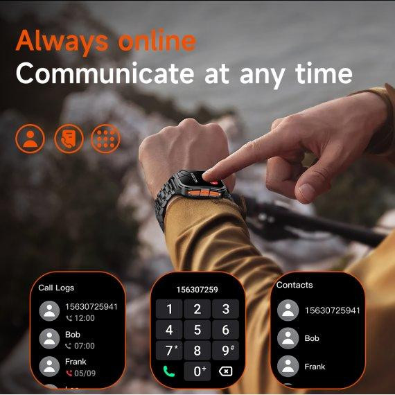 Годинник розумний Smart Fanastic Nylon 2 ремінці Вінниця - фото 8