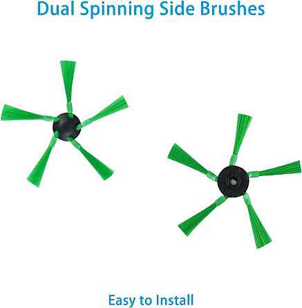 Аксесуари для робот-пилососа Kobold VR200 VR300 зелений комплект 12 шт (1 ролик, 6 бічних щіток, 4 HEPA фільтри) Київ