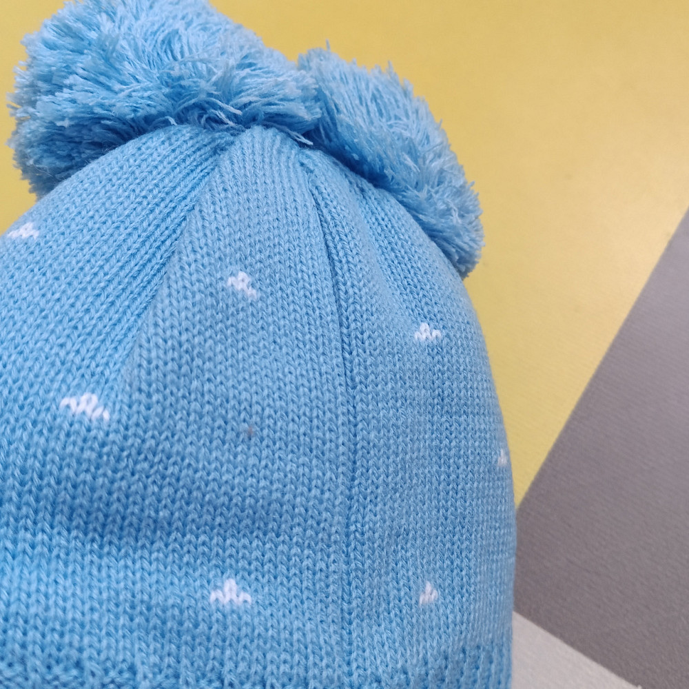 Шапочка тепла дитяча 38-40 на завязках Київ - фото 4