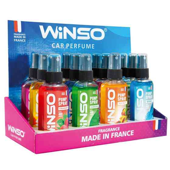 Ароматизатор Winso Pump Spray MIX №3, 75мл, 12шт набор Львов