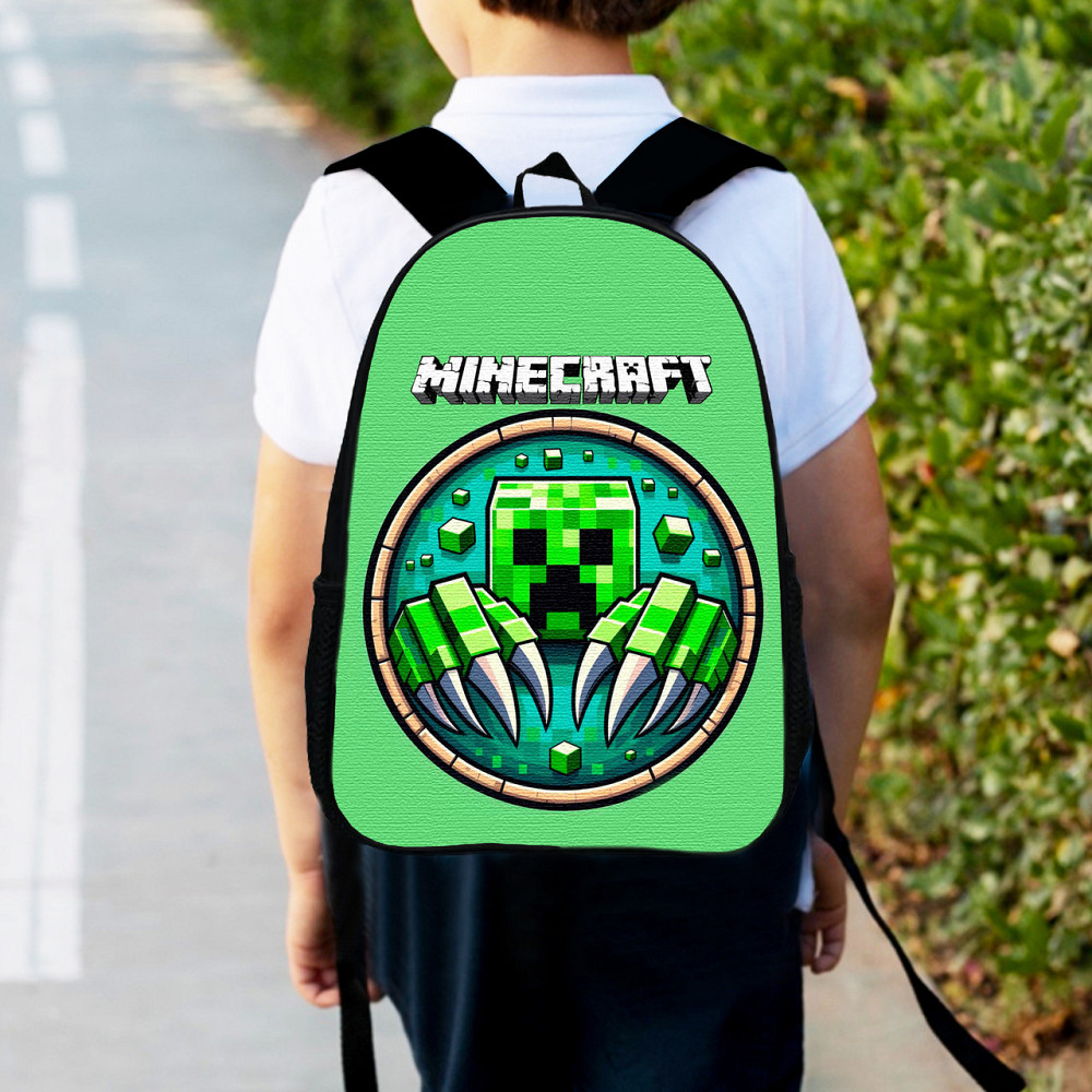 Рюкзак дитячий майнкрафт Кріпер "Minecraft" 34х27см, міський ранець для хлопчика (00526) Київ - фото 1