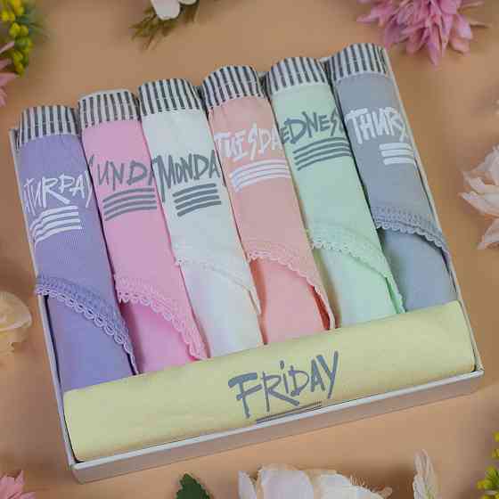 Трусы женские Nicoletta Турция недельки 2XL, 3XL, 4XL, 5XL | 7 шт. Киев