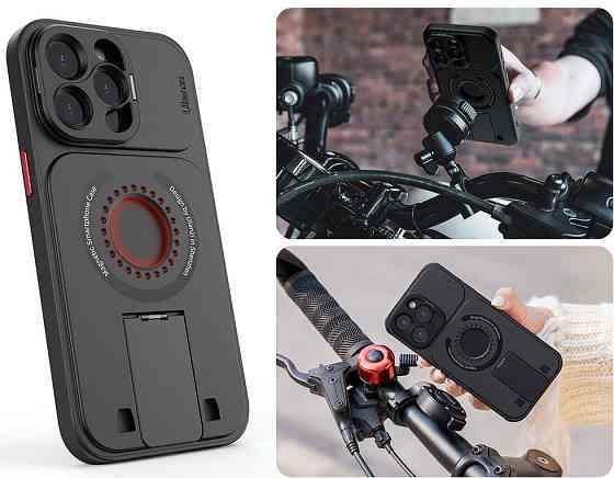 Чехол для iPhone 15 Pro Max с креплением для объектива и оборудования O-LOCK Ulanzi M037GBB1 Киев