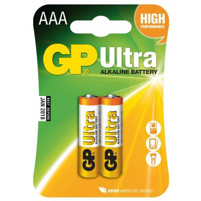 Батарейка Gp AAA LR03 ULTRA Alcaline * 2 (24AU-U2 / 4891199027642) Винница - изображение 1