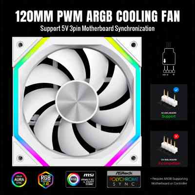 Кулер для корпуса Gamemax FN12A-N2-W Винница