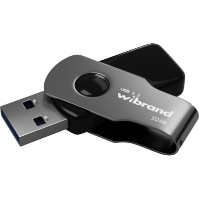 USB флеш накопитель Wibrand 512GB Lizard Black USB 3.2 (WI3.2/LI512P9B) Винница - изображение 2