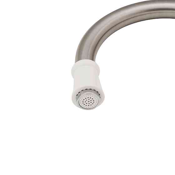 Проточний кран-водонагрівач кухонний для кухні Lidz Warm 059 LDWAR059WNK35878 White / Nickel Київ