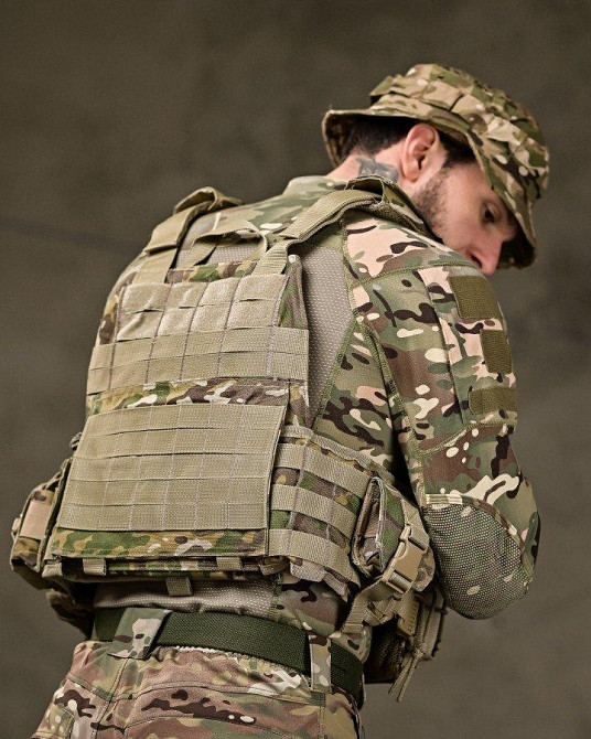 Тактична плитоноска з двома точками швидкого скидання Мультикам Asdag мультикам ОЛ2725 Одеса - фото 4