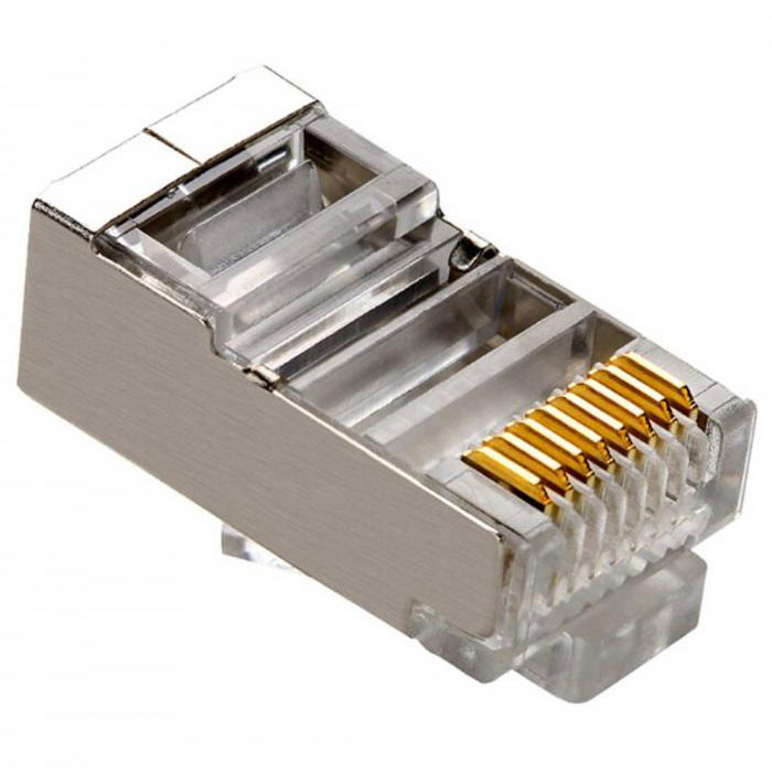 Конектор комп'ютерний (екранований) RJ-45, поштучно Вінниця - фото 1