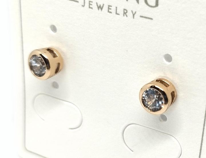 Сережки гвоздики жіночі з медичної сталі Київ - фото 1