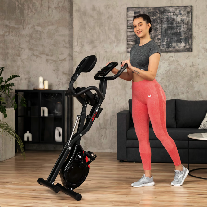 Велотренажер Hop-Sport HS-3030X Apeks X-Bike чорний Киев - изображение 10