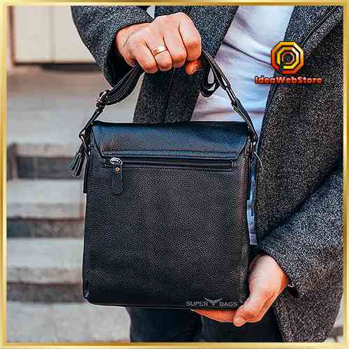 Шкіряний месенджер чоловічий Tiding Bag 75-5271 Київ
