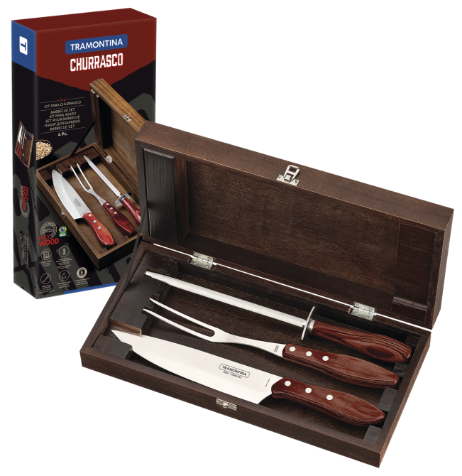 Набор для мяса Tramontina Barbecue, 3 предмета (7067749) Киев - изображение 1