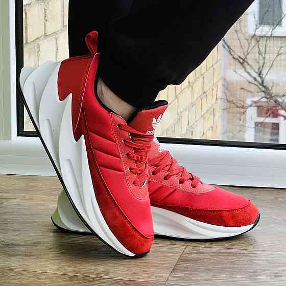 Кросівки Adidas $harks Червоні Чоловічі Адідас Акули (розміри: 41,42,43,44,45) Відео Огляд Дніпро