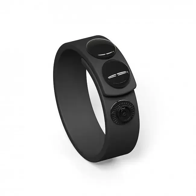 Регульоване ерекційне кільце на кнопках Love To Love HERO RING - BLACK ONYX Львов - изображение 1