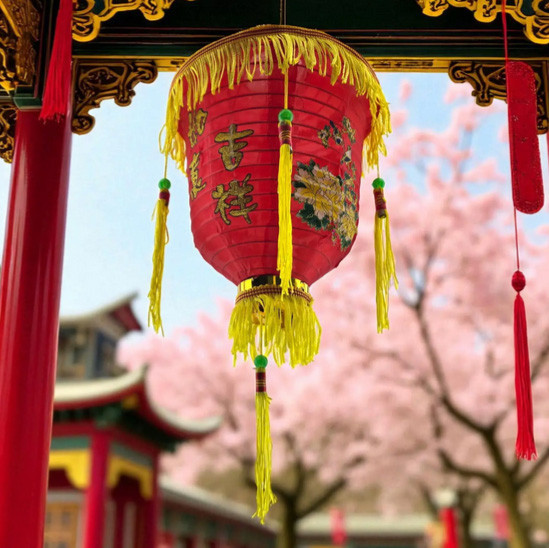 Ліхтар декоративний китайський Ієрогліфи Київ - фото 1