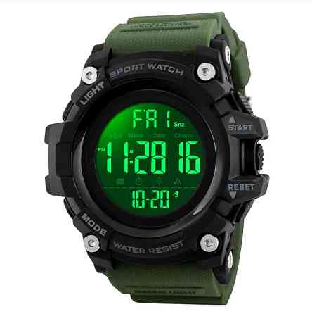 Мужские спортивные часы Skmei 1384 Зеленый Киев