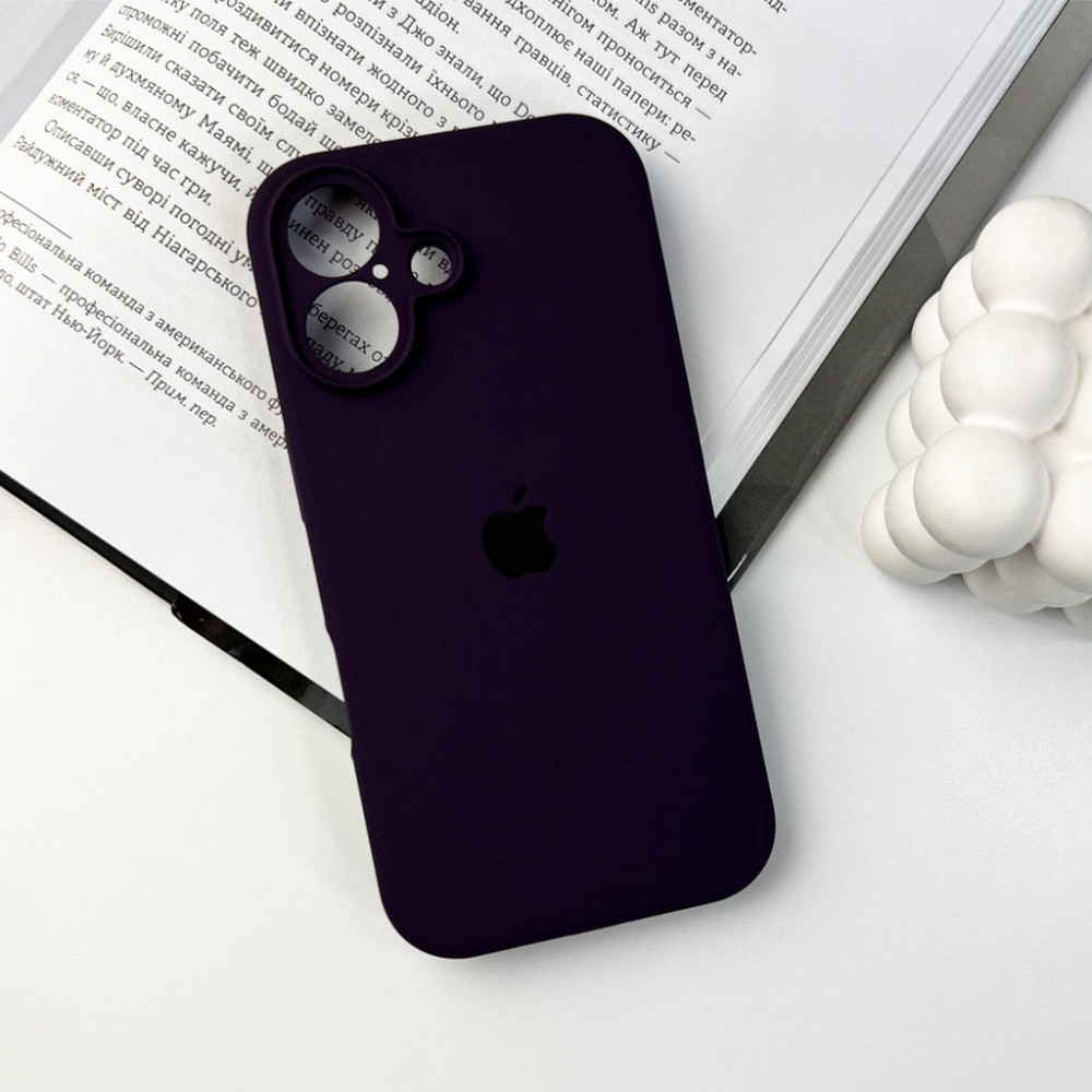 Чохол для смартфона Silicone Full Case AA Camera Protect for Apple iPhone 16 59,Berry Purple Київ - фото 7