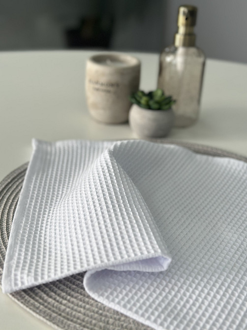Вафельний рушник Ideal Textile 70х140 см 240 г/м2 (56860827) Білий Чернівці - фото 7