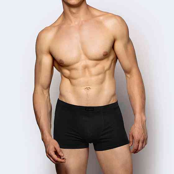 Труси чоловічі шорти Basic Atlantic BMH-007 Чорний, XXL Київ