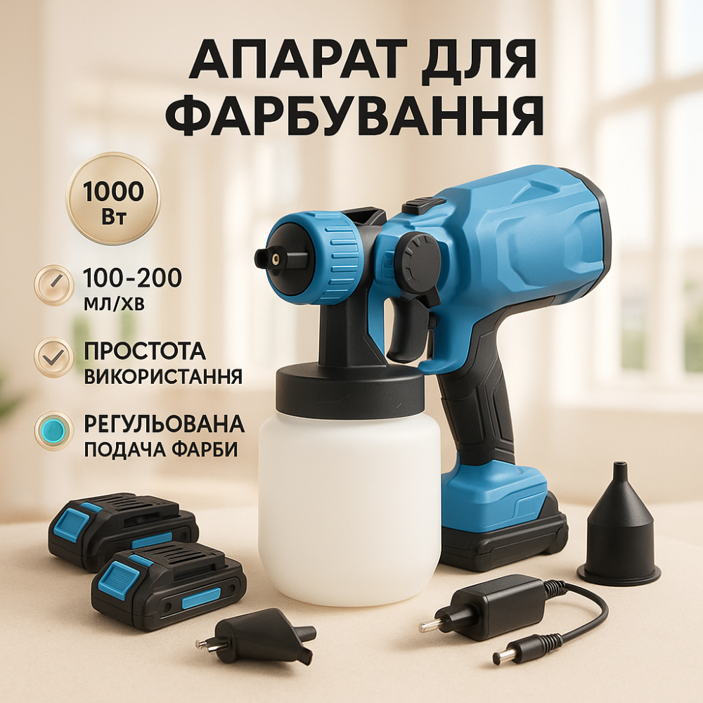 Аппарат для покраски стен, Пуливизатор для покраски, Распылитель краски пейнт зум PI-71 Львов - изображение 8