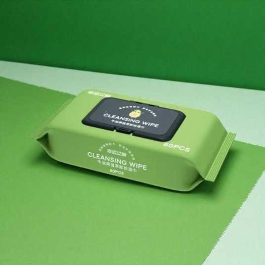 Салфетки для снятия макияжа с экстрактом авокадо, 60 шт, мягкое очищение, увлажнение кожи лица Одесса - изображение 4