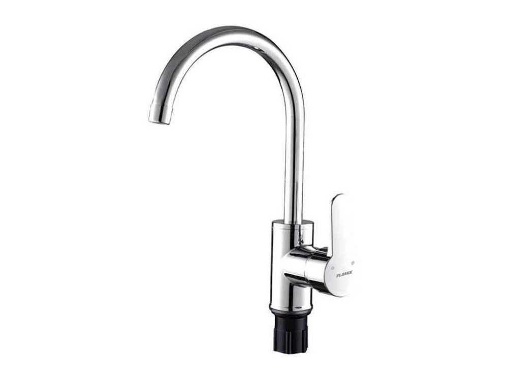 Змішувач на мийку хром LEON-011 CHROME ТМ PLAMIX Київ - фото 1