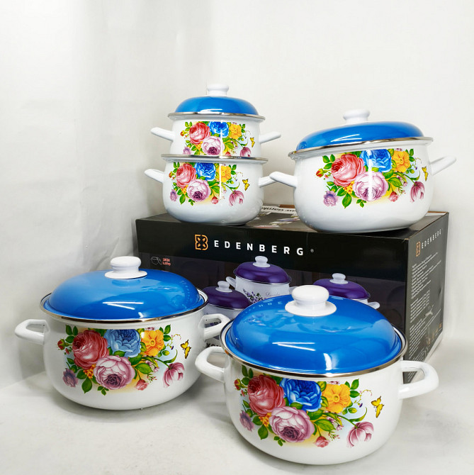 Набор посуды кастрюли, Набор кастрюль для электронной плиты практичных кастрюль WC-29 Львов - изображение 6