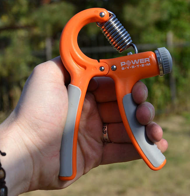 Еспандер кистьовий Power System PS-4021 з регульованим навантаженням 10-40 кг.  Power Hand Grip Orange Кам'янське - фото 5