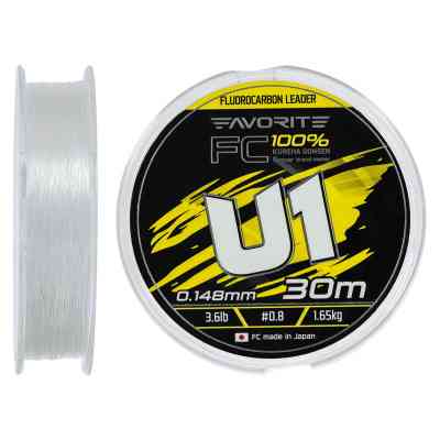 Флюорокарбон Favorite U1 FC 30m 0.8/0.148mm 3.6lb/1.65kg (1693.12.07) Вінниця