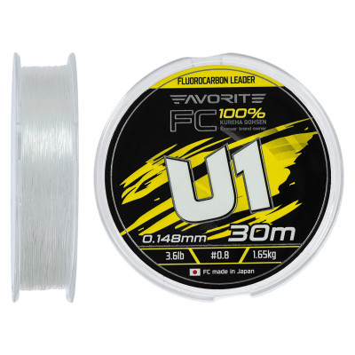 Флюорокарбон Favorite U1 FC 30m 0.8/0.148mm 3.6lb/1.65kg (1693.12.07) Винница - изображение 1
