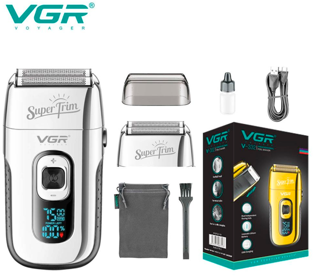 Электробритва VGR V-332 Серебристый Днепр - изображение 1