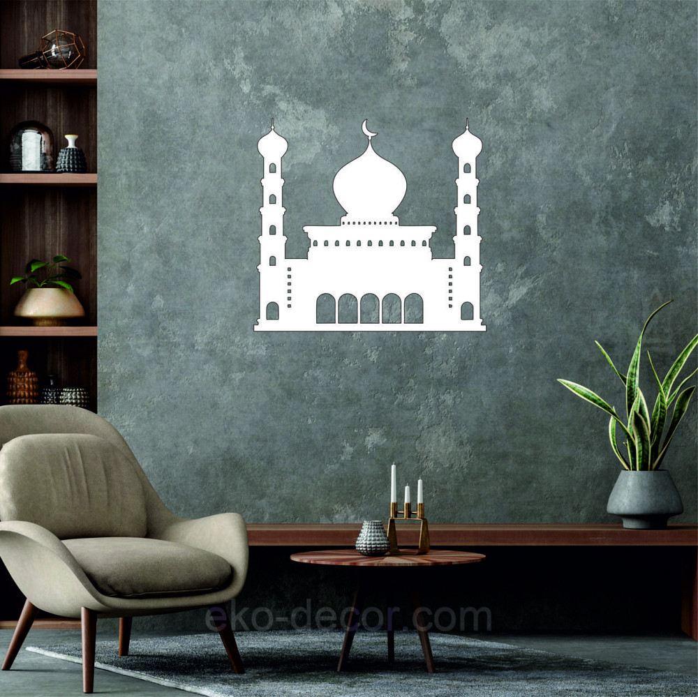 Декоративное настенное Панно «Ислам» Декор на стену 50*46 см, Белый Киев - изображение 7