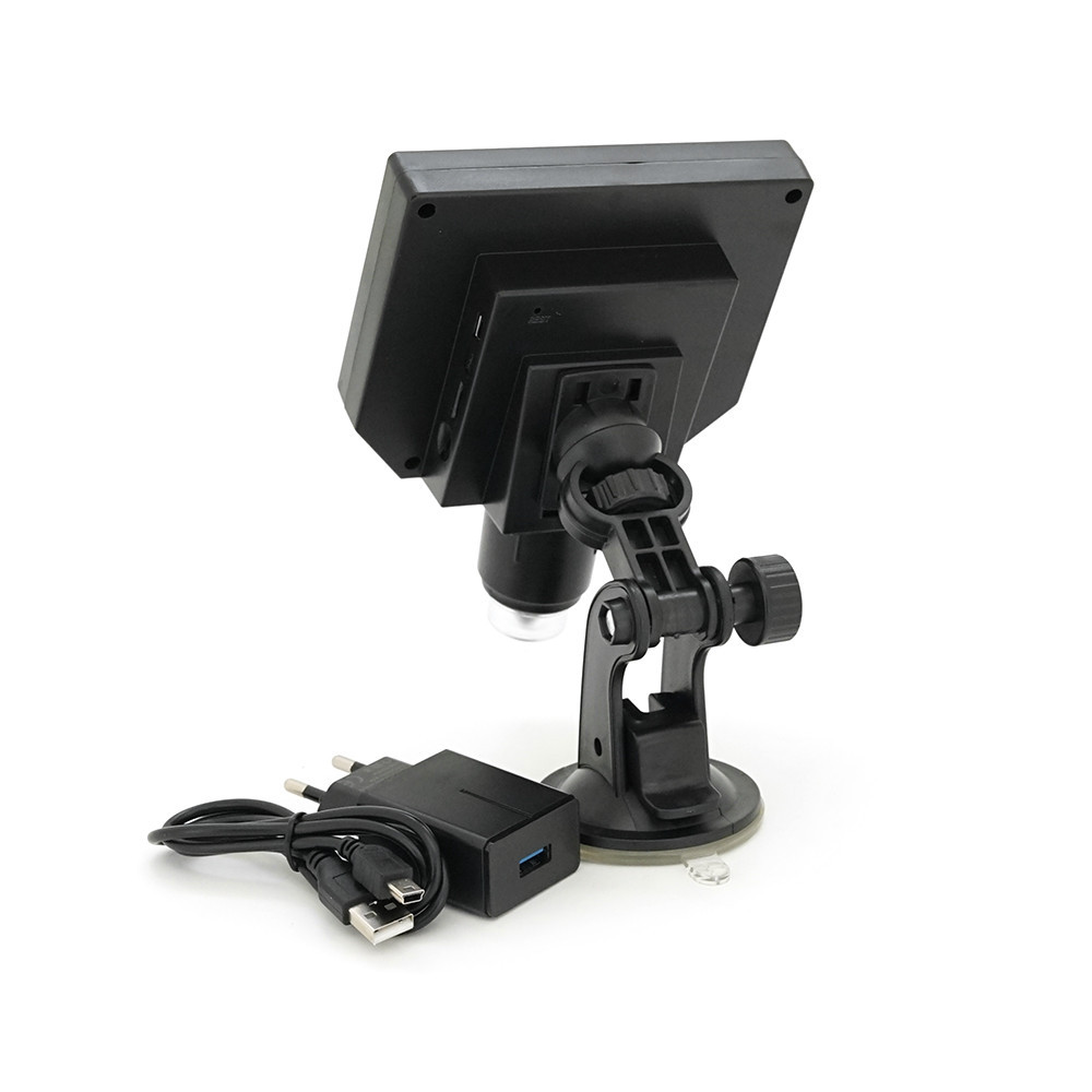 Відеомікроскопи BAKKU BA-006 з дисплеєм 4,3 ", збільшення 1-600X, 3.MP, Black, Пам'ять 8 Гб (208 * 170 * 80) 0,5 кг Київ - фото 5