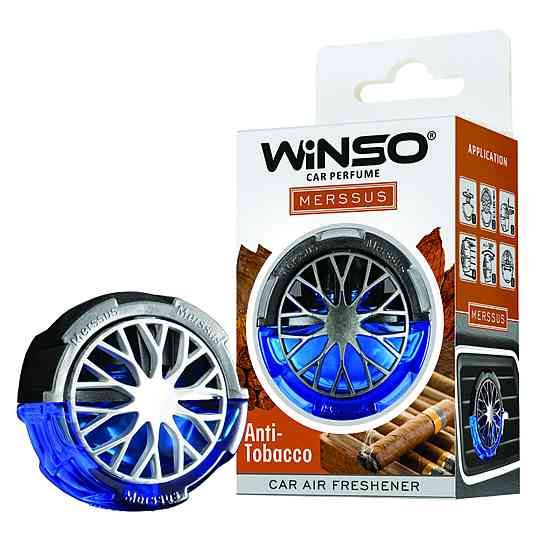 Освежитель воздуха WINSO Merssus на дефлектор с регулировкой интенсивности 18мл Anti Tobacco Київ