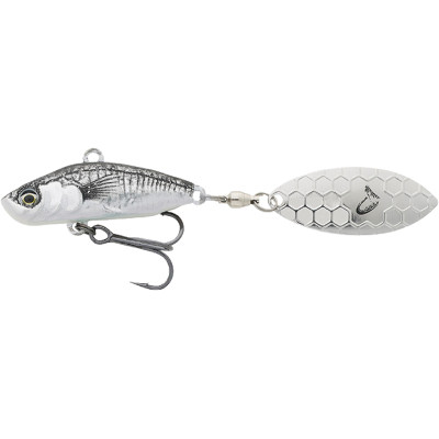 Блесна Savage Gear 3D Sticklebait Tailspin 80mm 18.0g Black Silver (1854.43.99) Вінниця - фото 1