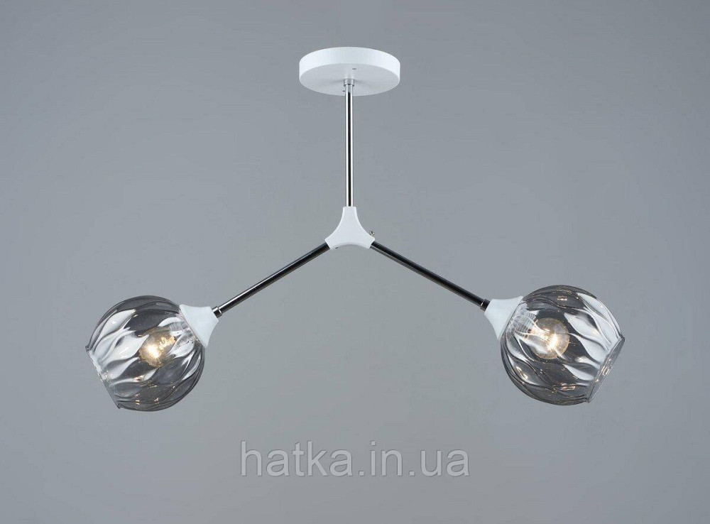 Декоративная люстра Sirius B A4160/2 CH+WT на 2 плафона Киев - изображение 1