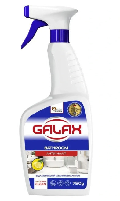 Galax засіб для миття ванної кімнати та сантехніки das PowerClean Антиналіт 750 г Гостомель - изображение 1