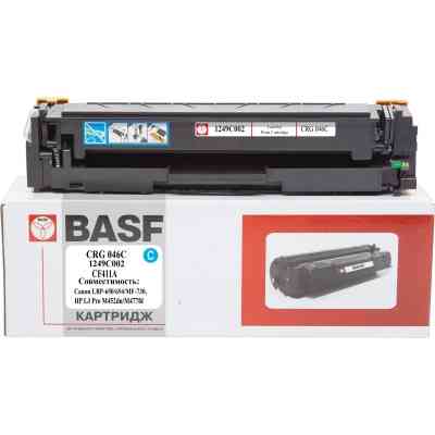 Картридж BASF Canon 046, LBP-650, HP LJ Pro M452dn аналог 1249C002/046C/CF (BASF-KT-CRG046C-U) Вінниця