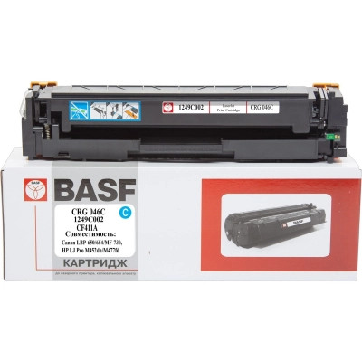 Картридж BASF Canon 046, LBP-650, HP LJ Pro M452dn аналог 1249C002/046C/CF (BASF-KT-CRG046C-U) Винница - изображение 1