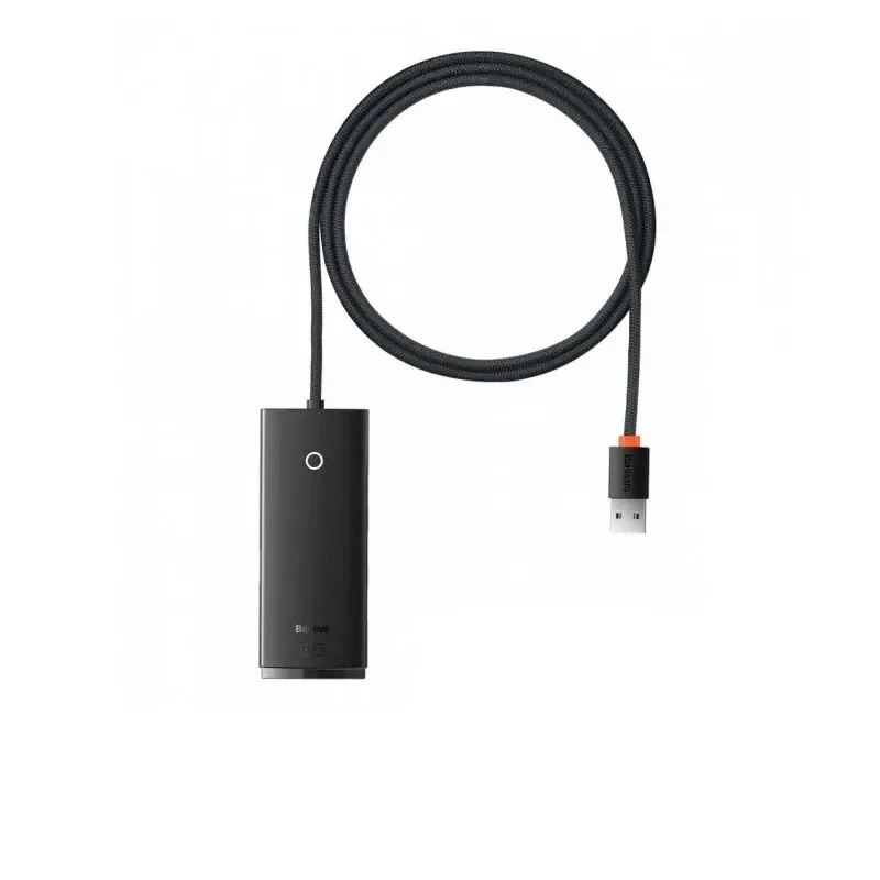 USB-хаб Baseus Lite Series 4-Port USB-A HUB Adapter (USB-A to USB 3.0*4)  2m Black Киев - изображение 4