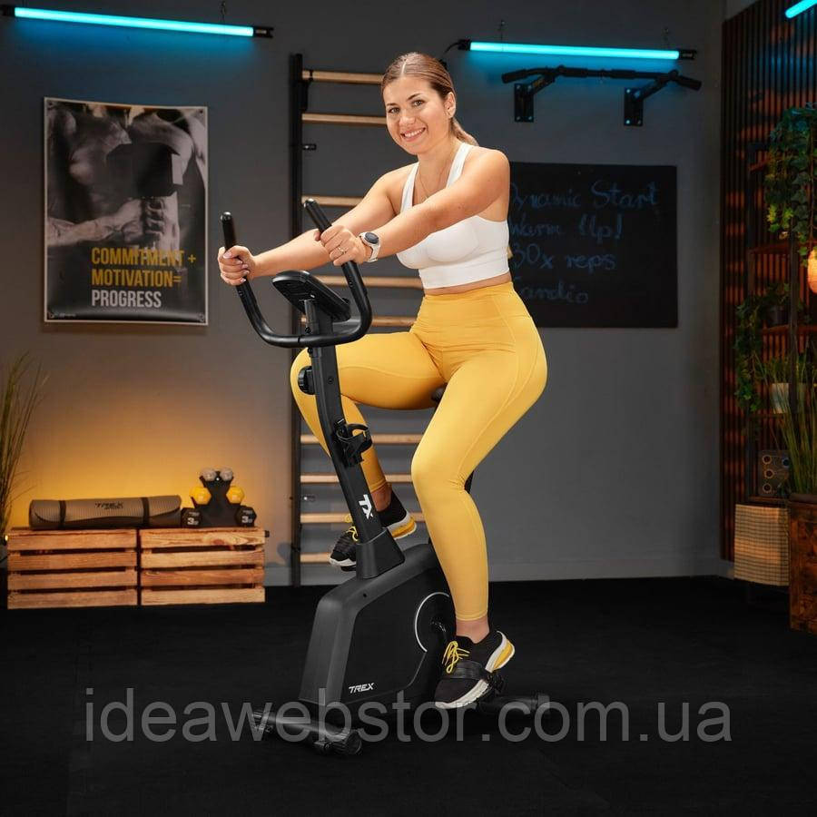 Велотренажер Trex Sport TX-380MB Rigon магнітний чорний Київ - фото 2