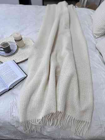 Vladi Плед Vladi 140x200 см вовняний 100% Новозеландський білий Коломия